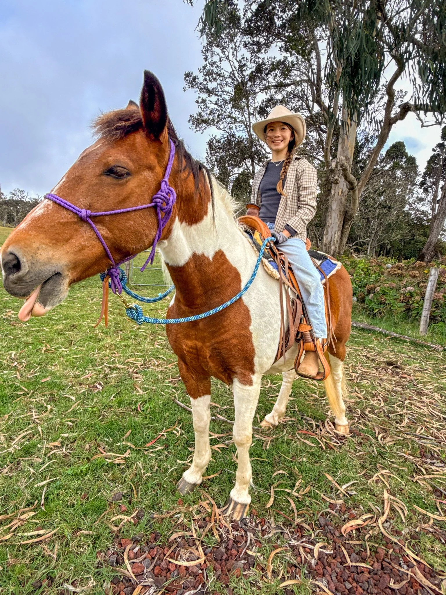 Alix with Mahina - Paniolo Days