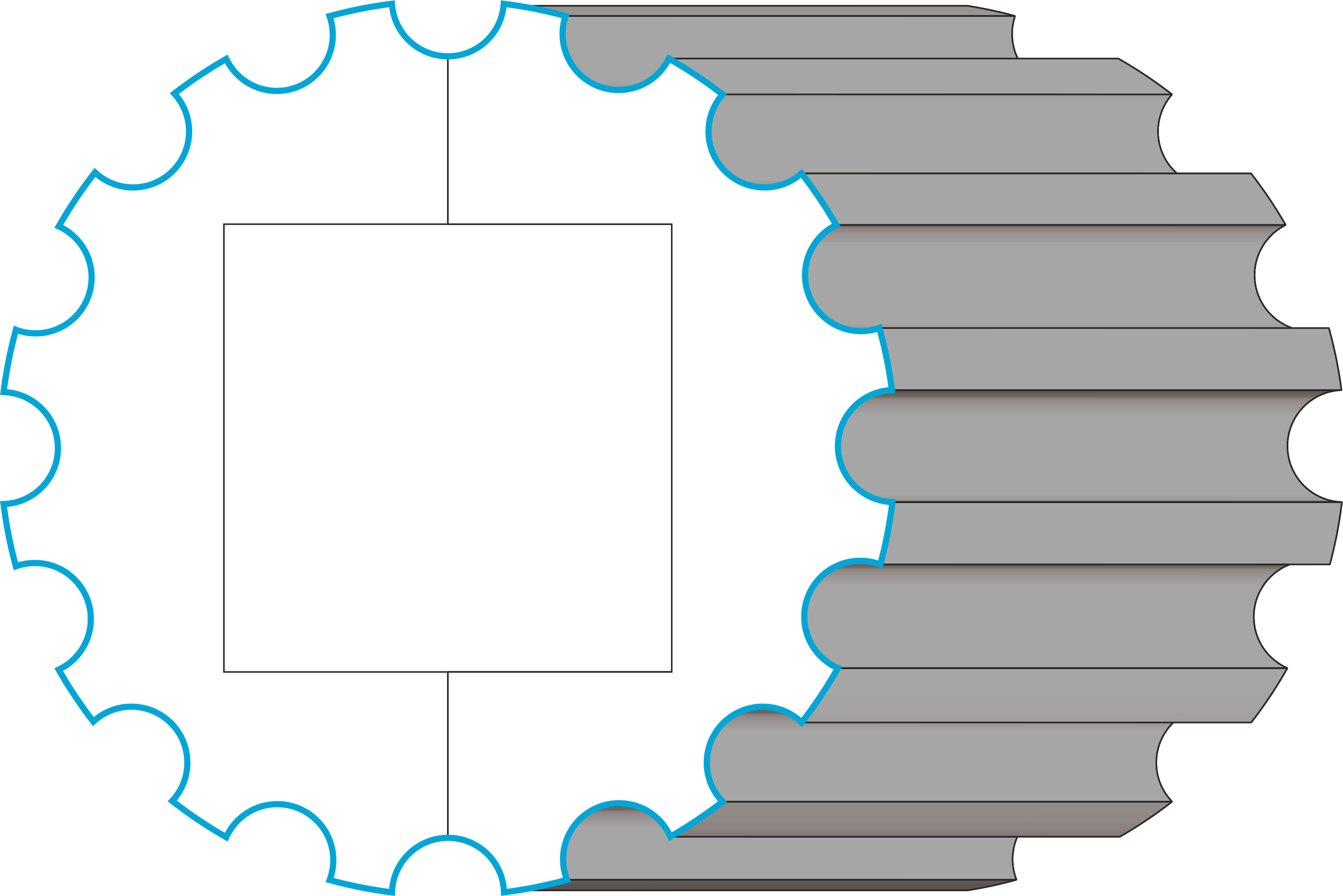Architectural EIFS Foam Column profile that FoamWorks manufactures