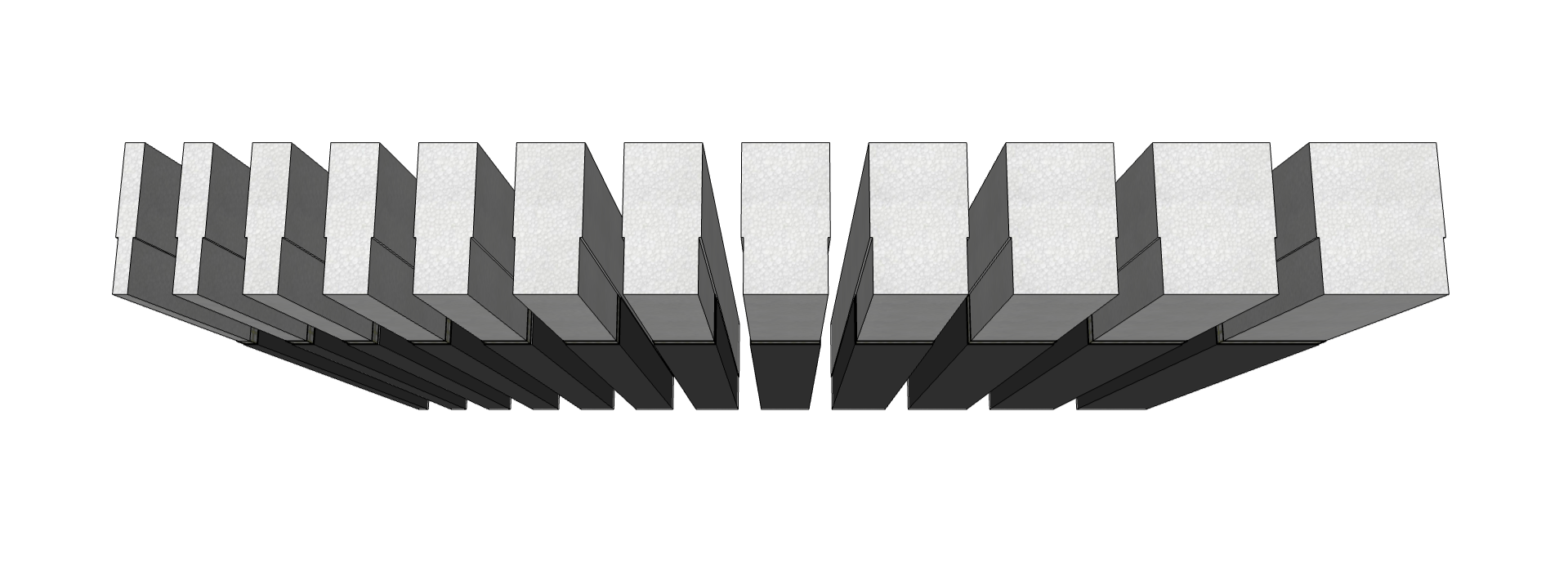 An architectural foam product used in EIFS building projects that FoamWorks can make out of EPS or GPS foam.