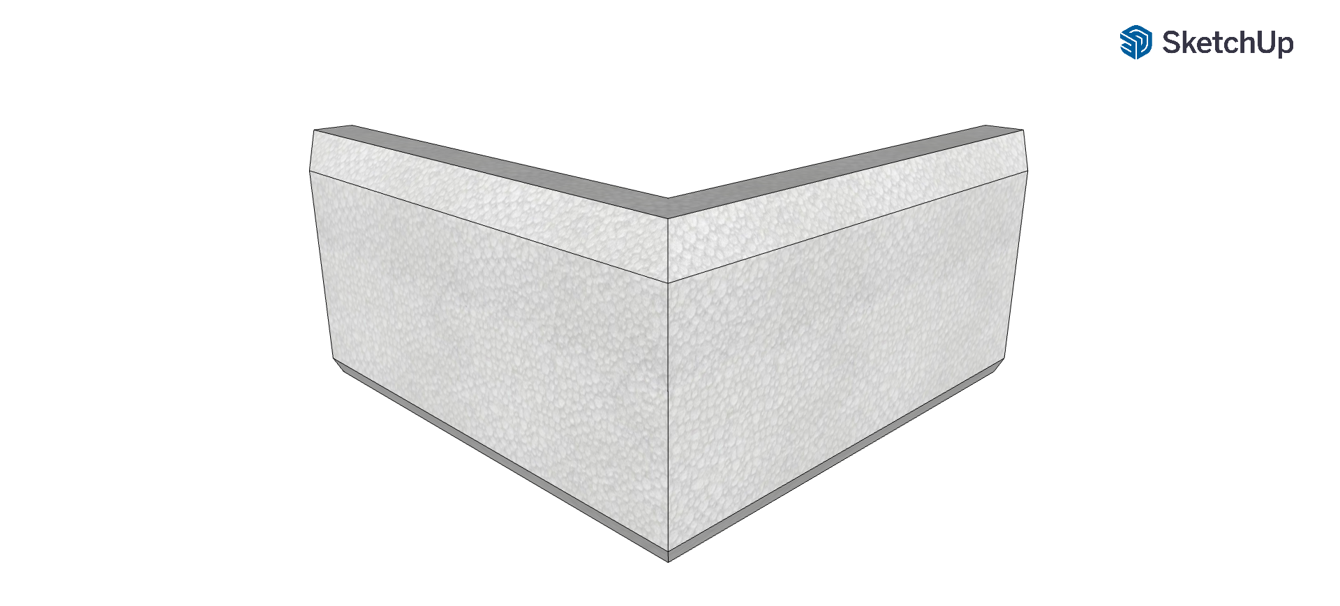 Quoin made out of EPS foam