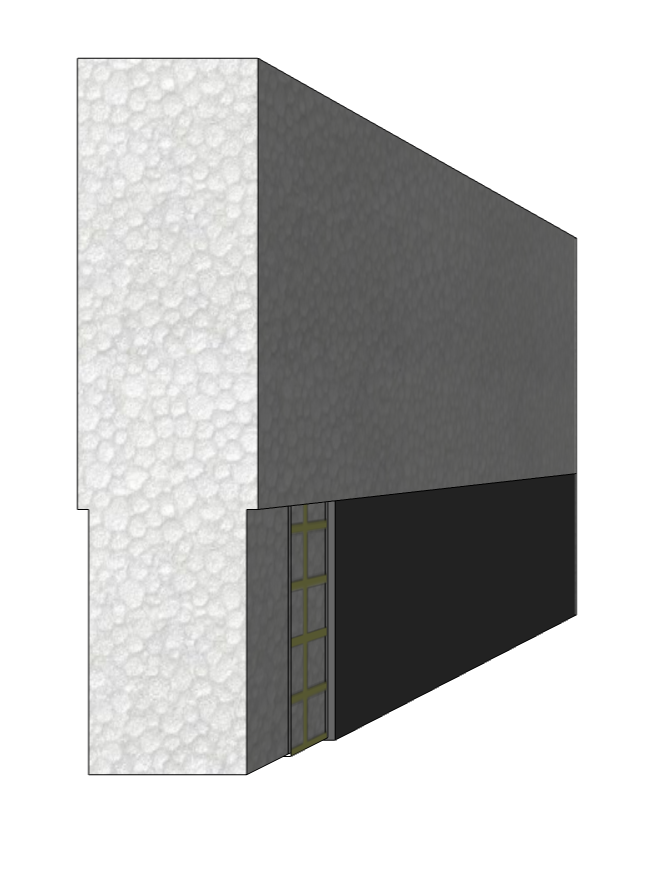 Starter EIFS Profile cut from EPS foam