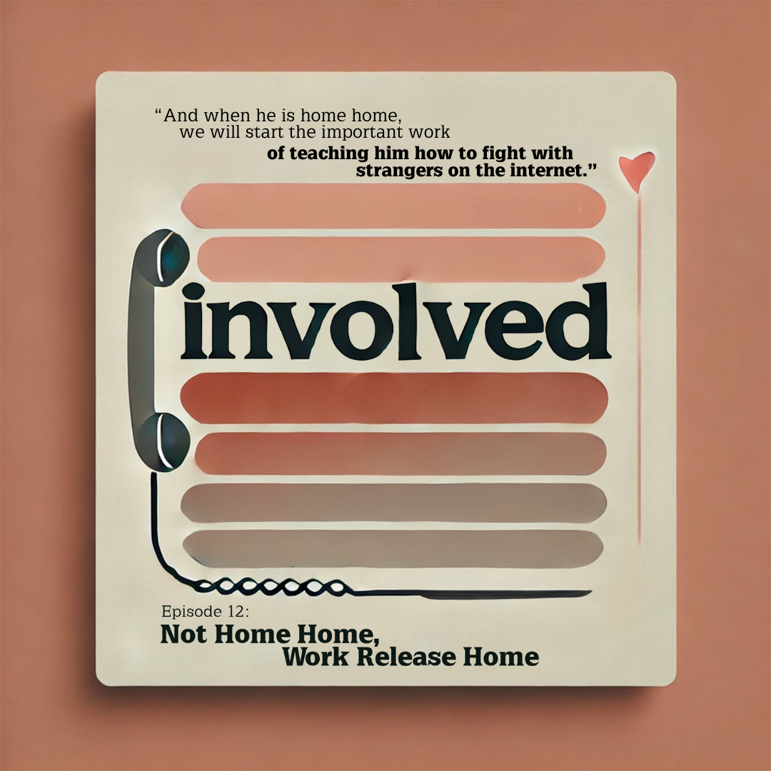 Involved Podcast Graphic for episode 12