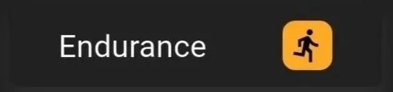 Digital button displaying the word 'Endurance'.