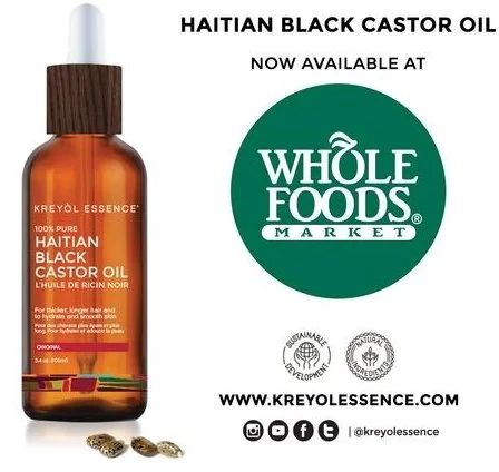 Haitian Black Castor Oil Now Available at Whole Foods Market