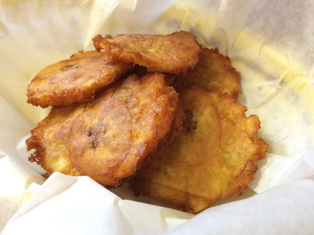 Banan Peze (Fried green plantains)
