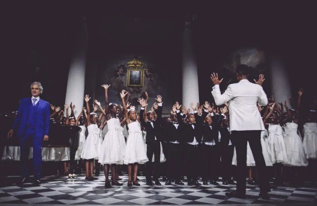 Dsquared2 Dresses Andrea Bocelli’s ‘Voice of Haiti’ Chorus