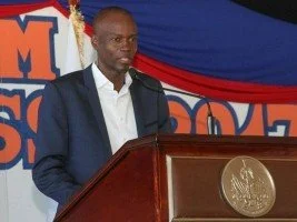 President Jovenel Moïse in the first Youth Forum at Les Cayes