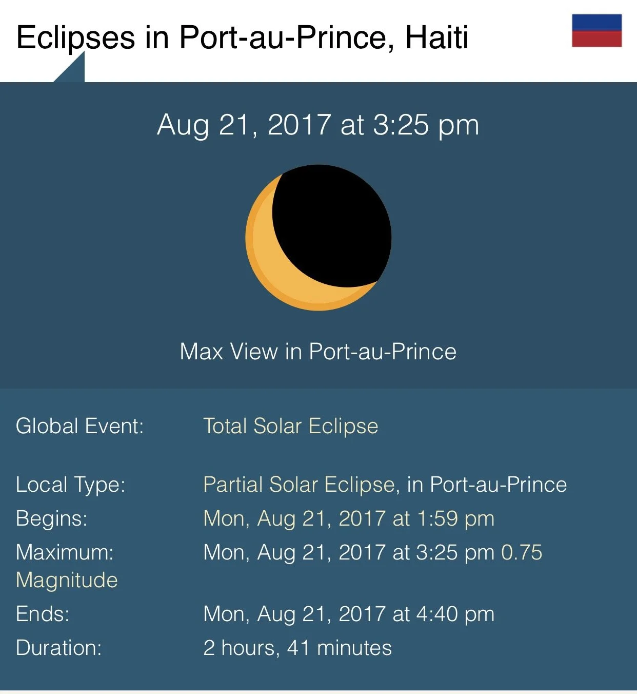Solar eclipse, Government mobilized