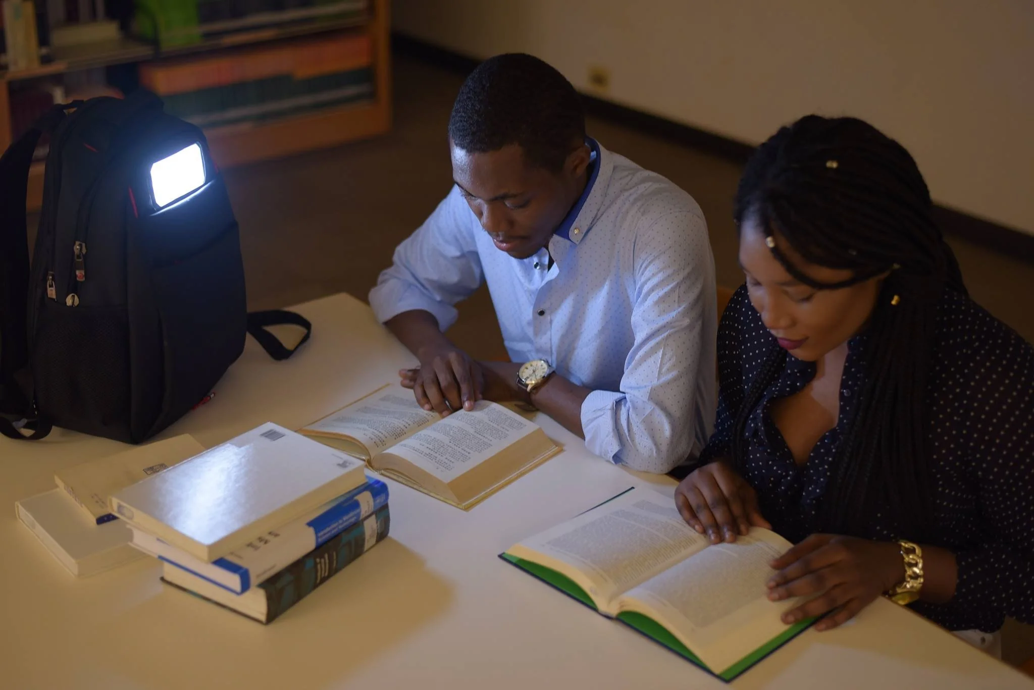 Haitian Student in Taiwan Invents Solar-Powered Backpack for Reading