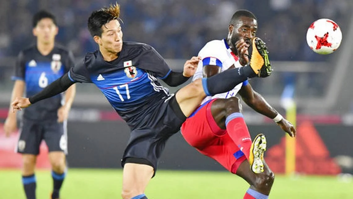 Kagawa scores late goal as Japan draws 3-3 with Haiti