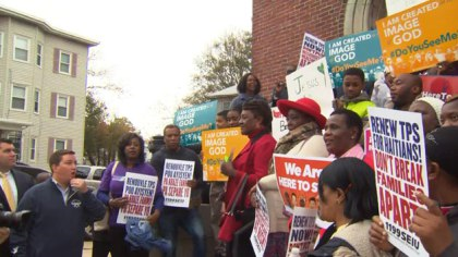 Rally Supports Haitian Immigrants With Temporary Protected Status