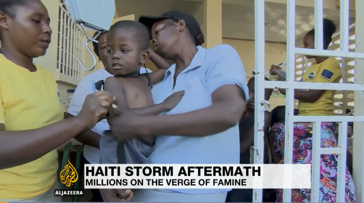 Millions at risk of famine in post-hurricane Haiti