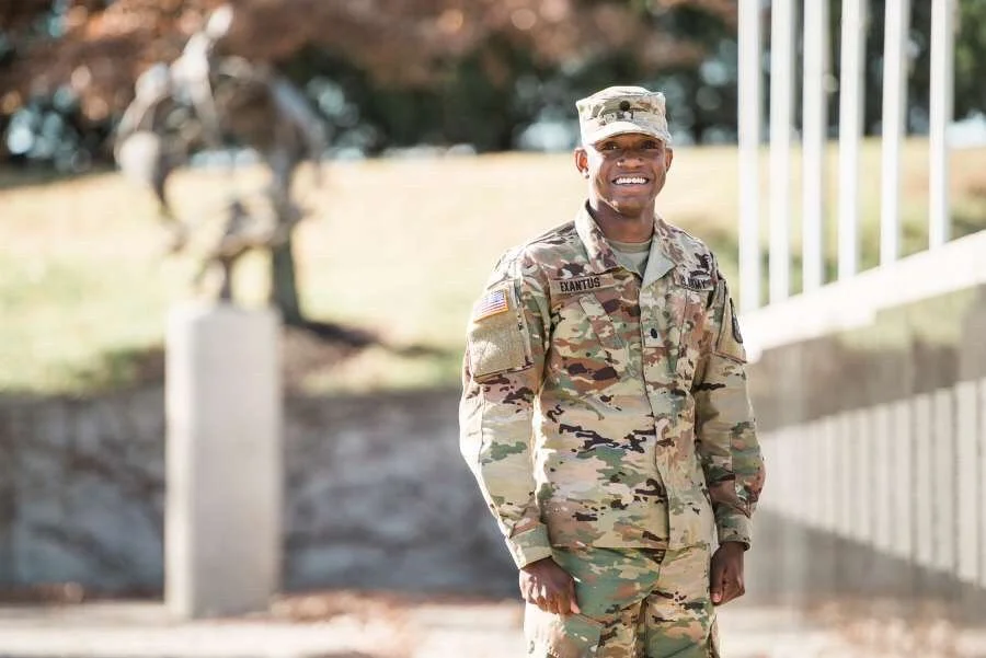 Commissioning ceremony a major milestone for student from Haiti