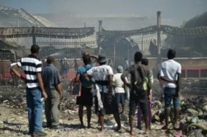 Haiti merchants fear for livelihood after market blaze