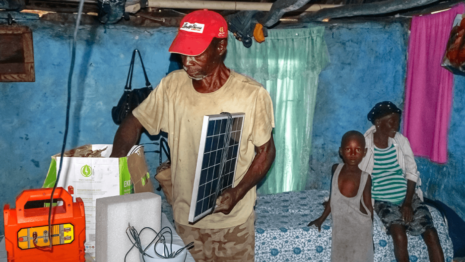 In Haiti, solar panels key part of plan to bring electric power to remote areas