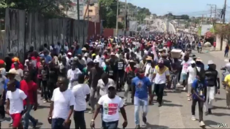 Haiti’s Doctors, Lawyers and Handicapped Join Pro-Democracy, Anti-Kidnapping Protest