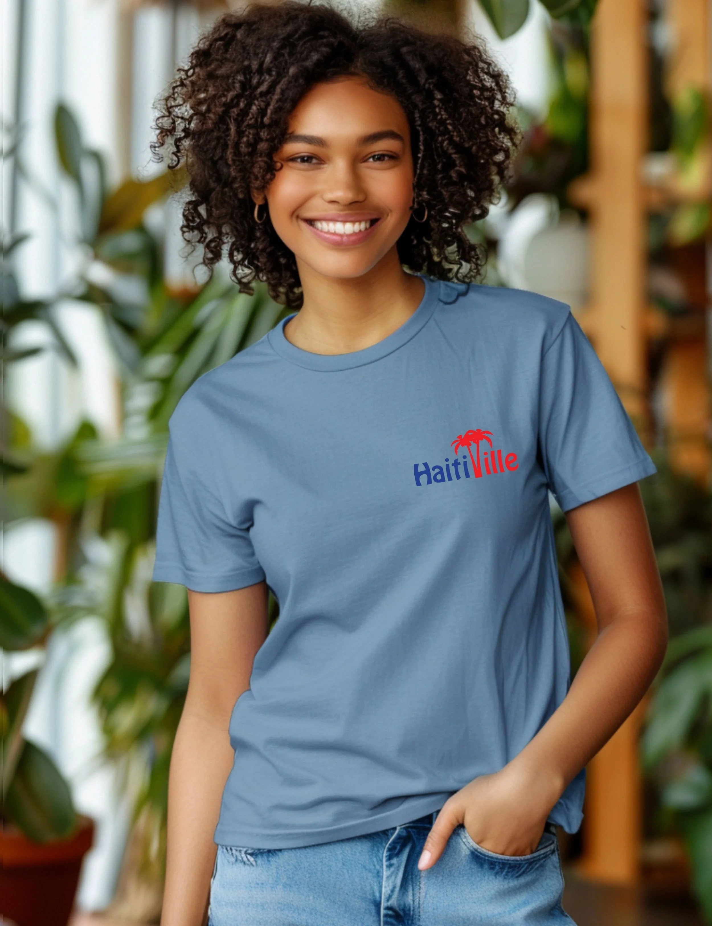 Haitiville Brand Cotton Gildan Softstyle Tee
