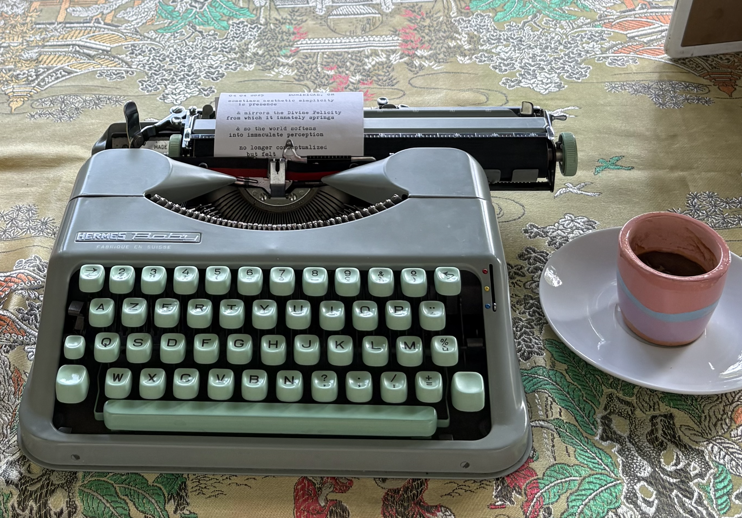 Custom Typewriter Poem