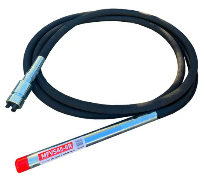 MASTERFINISH 45mm x 6m w. Res/Tip Vibrating Shaft MFVS45-6R