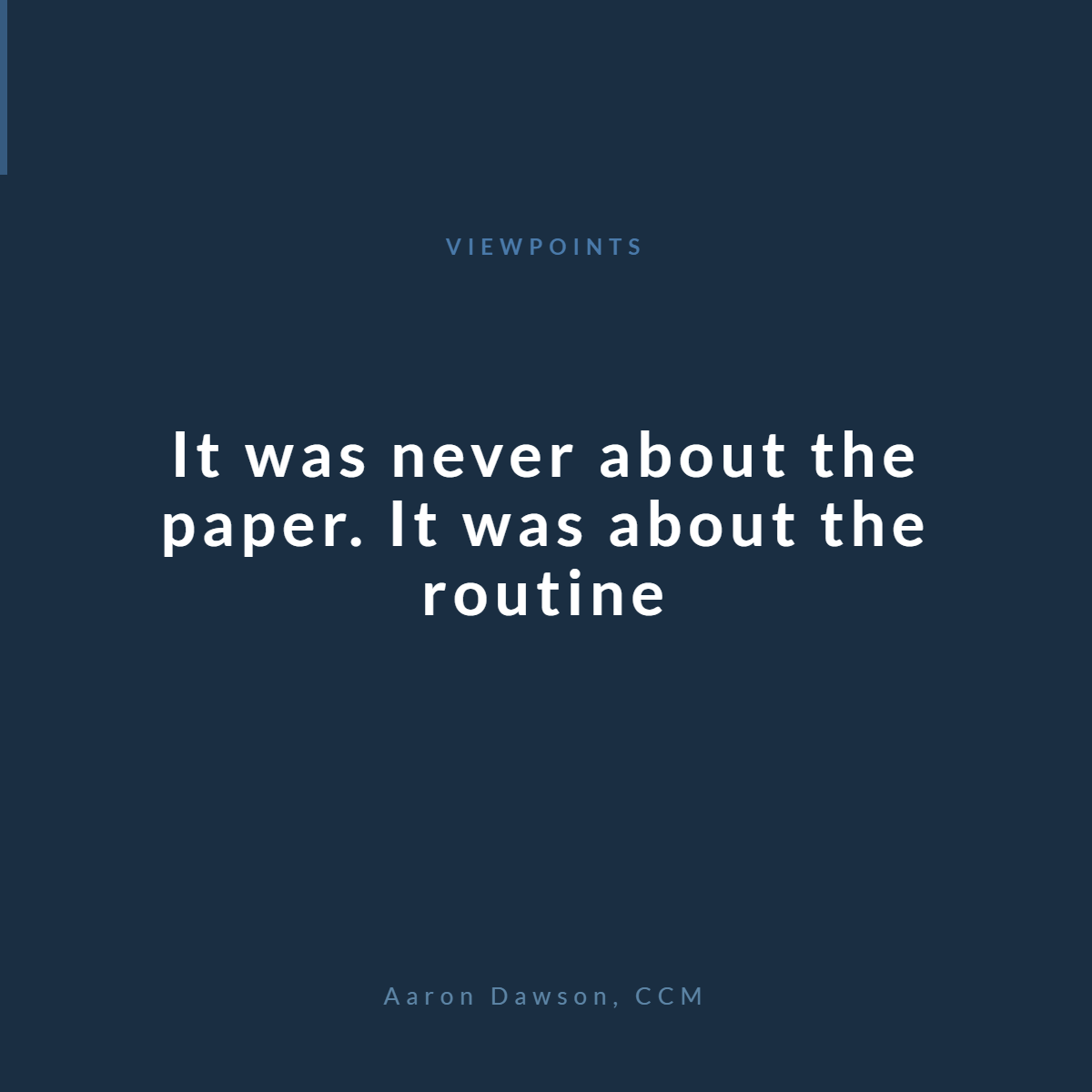 Lessons from my Paper Route