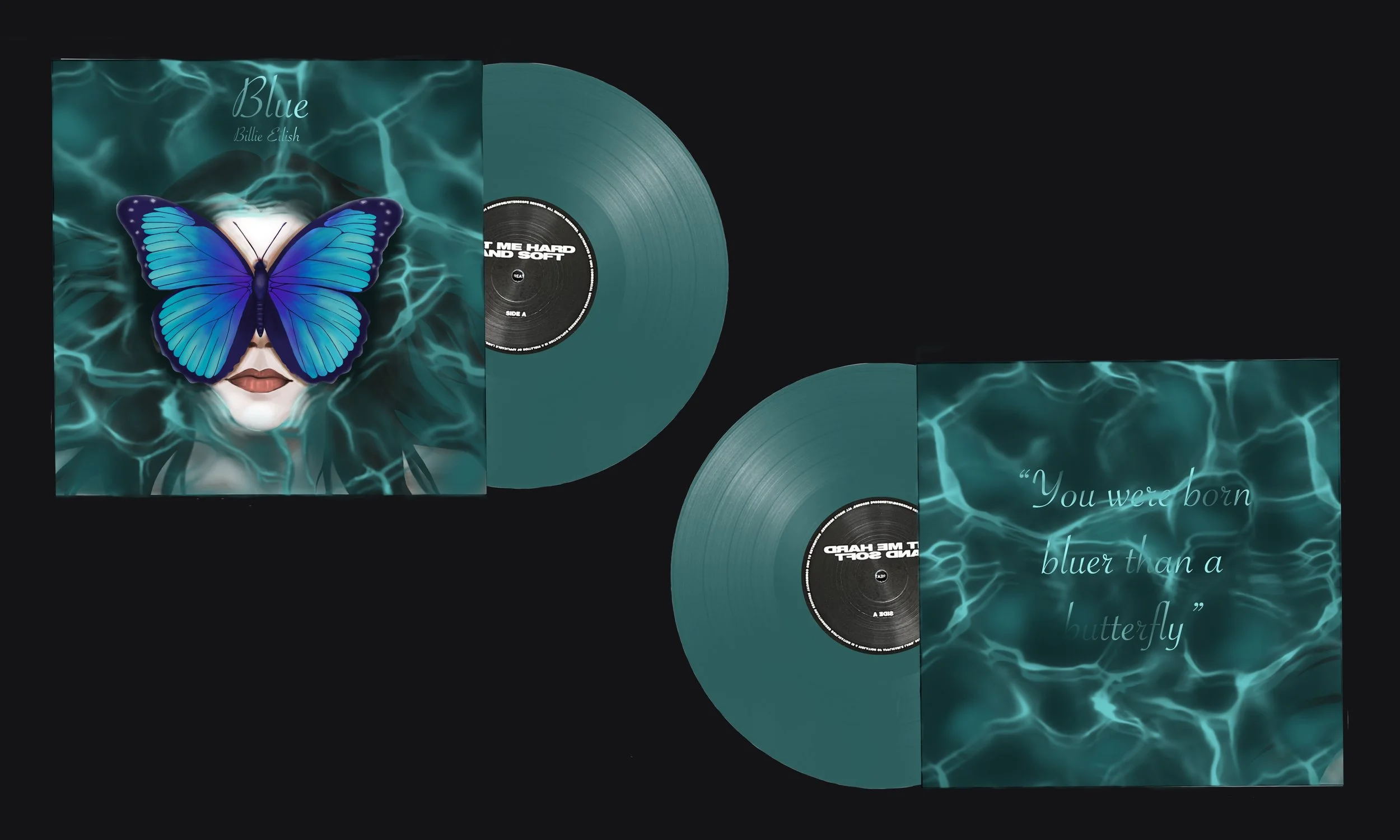 Billie Eilish Vinyl Cover Design