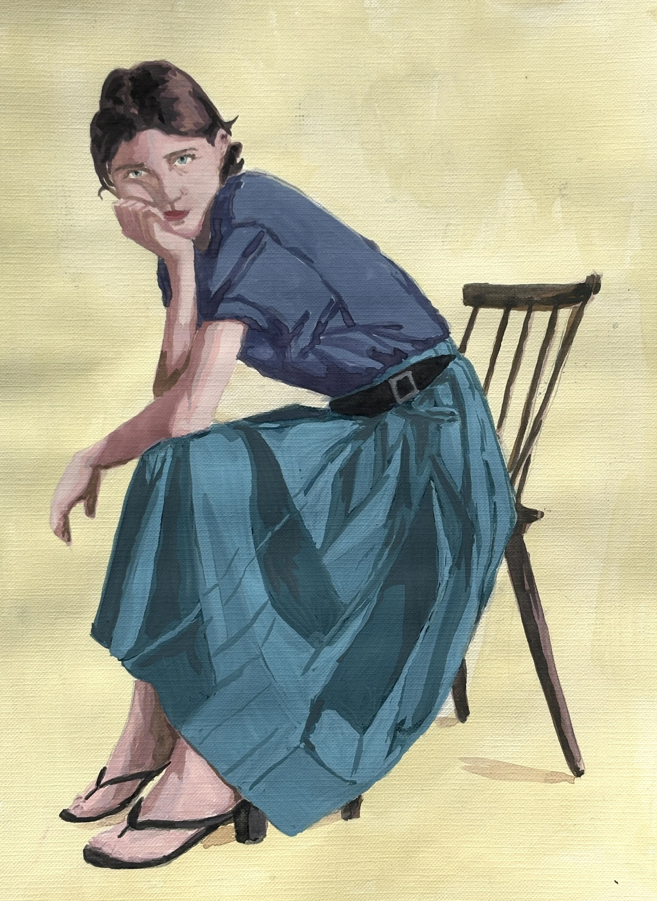 Figure Study (Gouache)