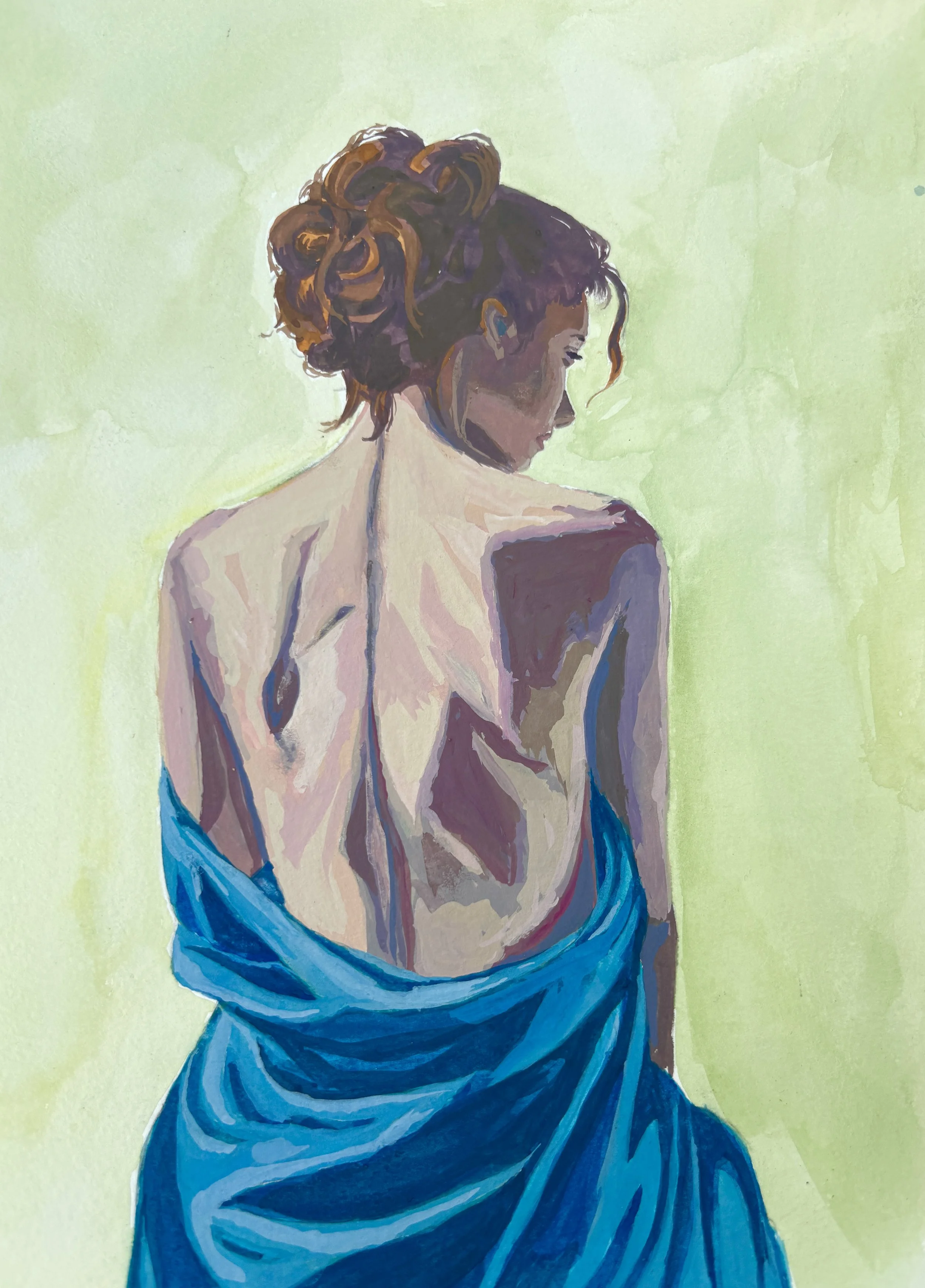 Figure Study (Gouache)