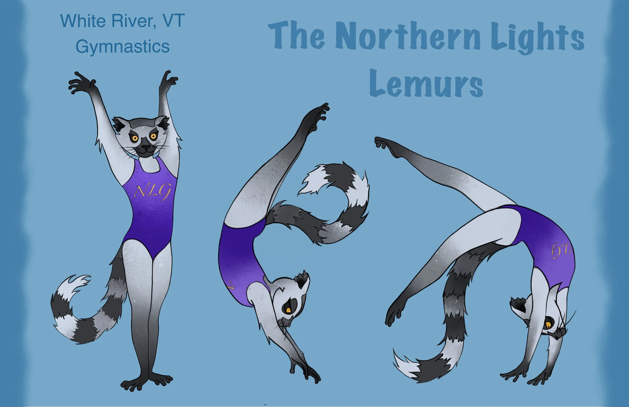Gymnastics Mascot 