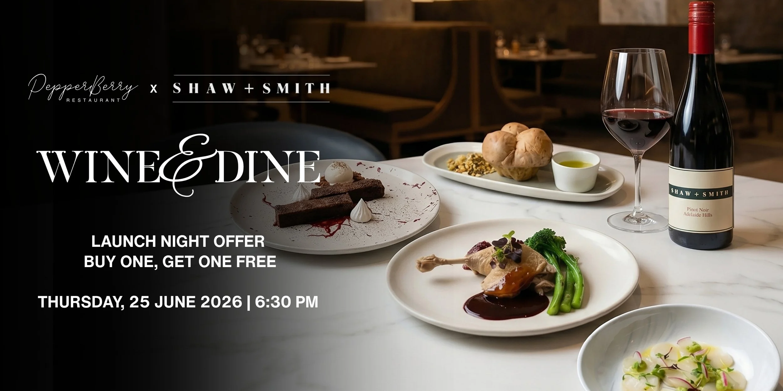 Shaw + Smith Wine & Dine Experience