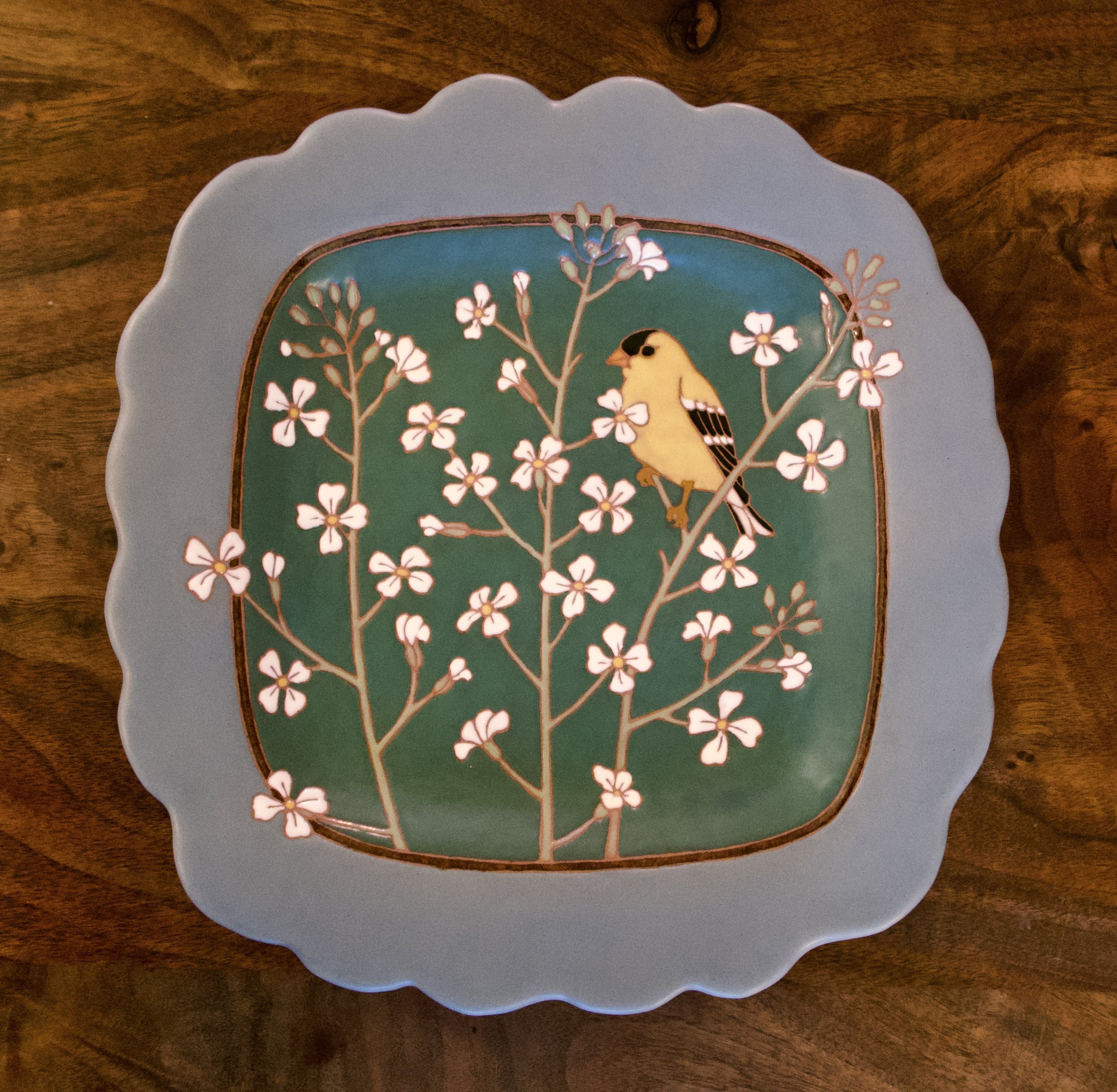 Goldfinch Platter, Cory Winn