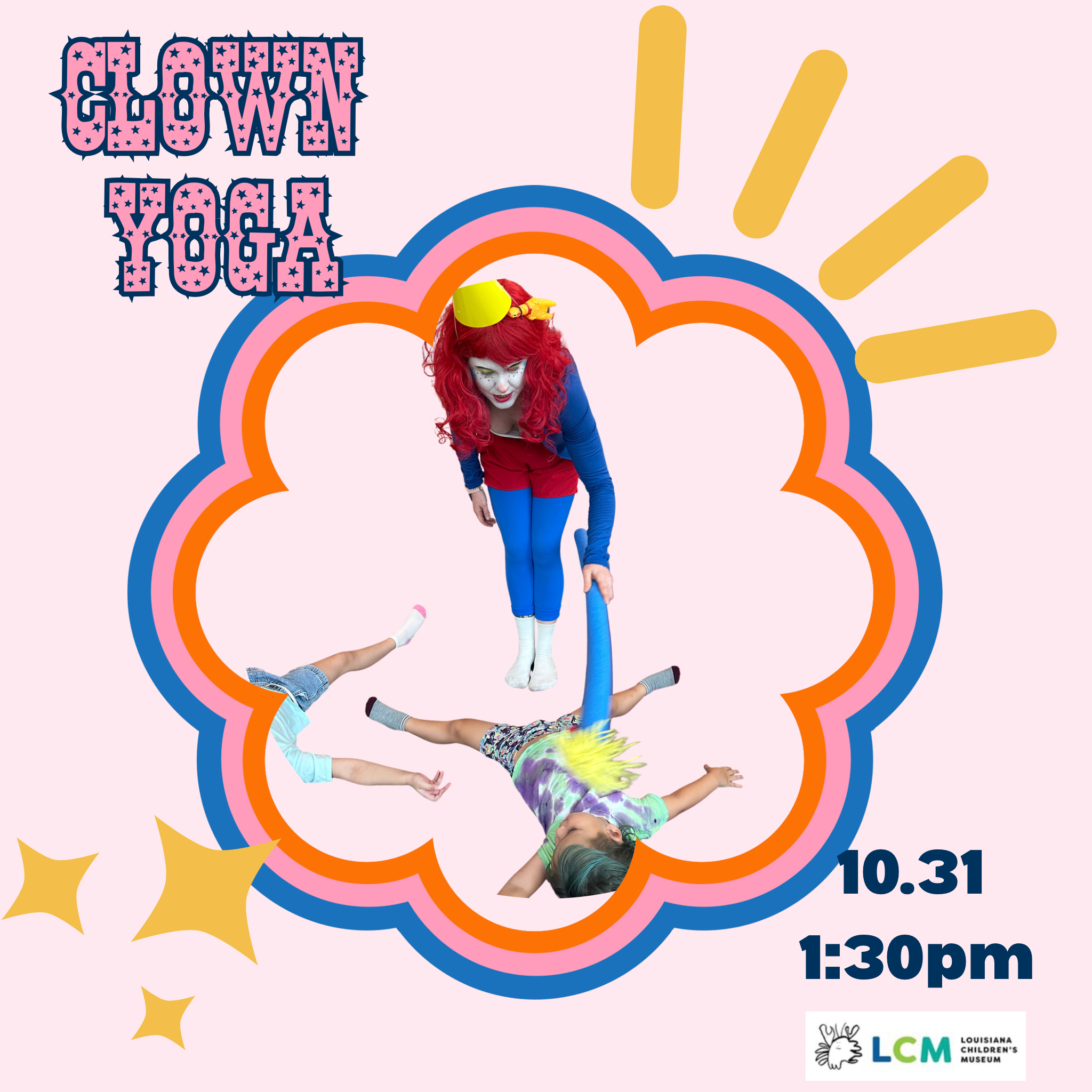 Clown Yoga at Louisiana Children’s Museum 