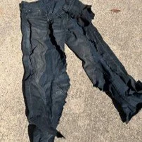 Too ripped up to even be trendy.