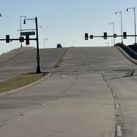 The intersection where it all went down.