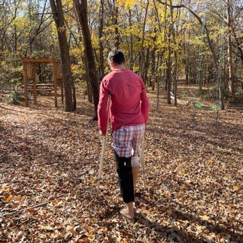 The day after being released.  The best therapy.