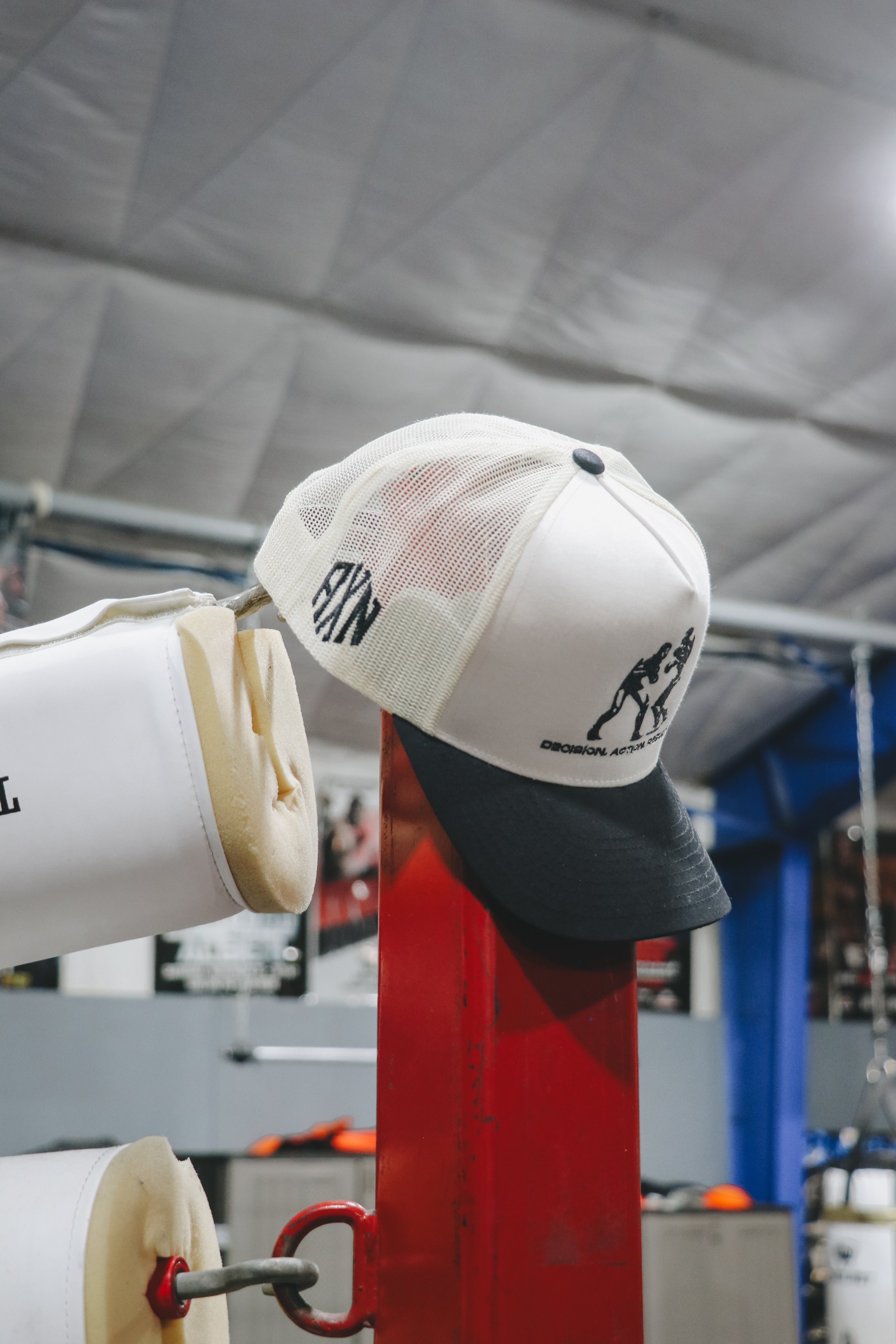 'Boxers' Black A-Frame Cap