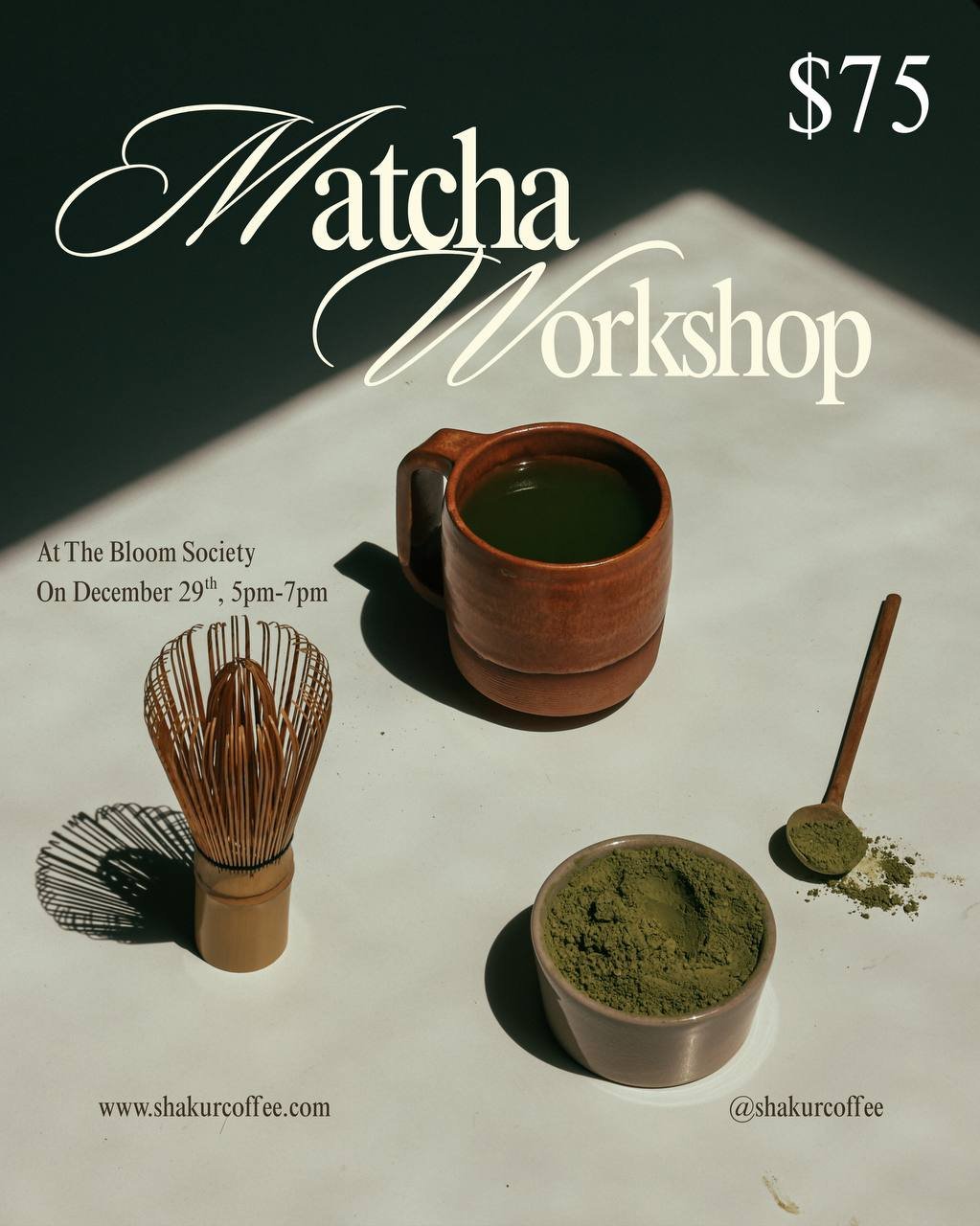 MATCHA WORKSHOP🍵