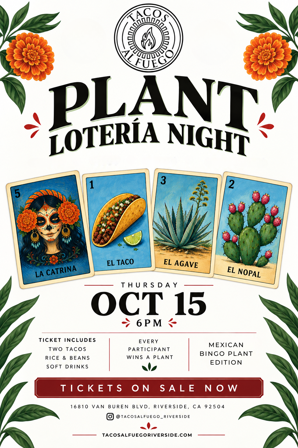 Plant Lotería Night