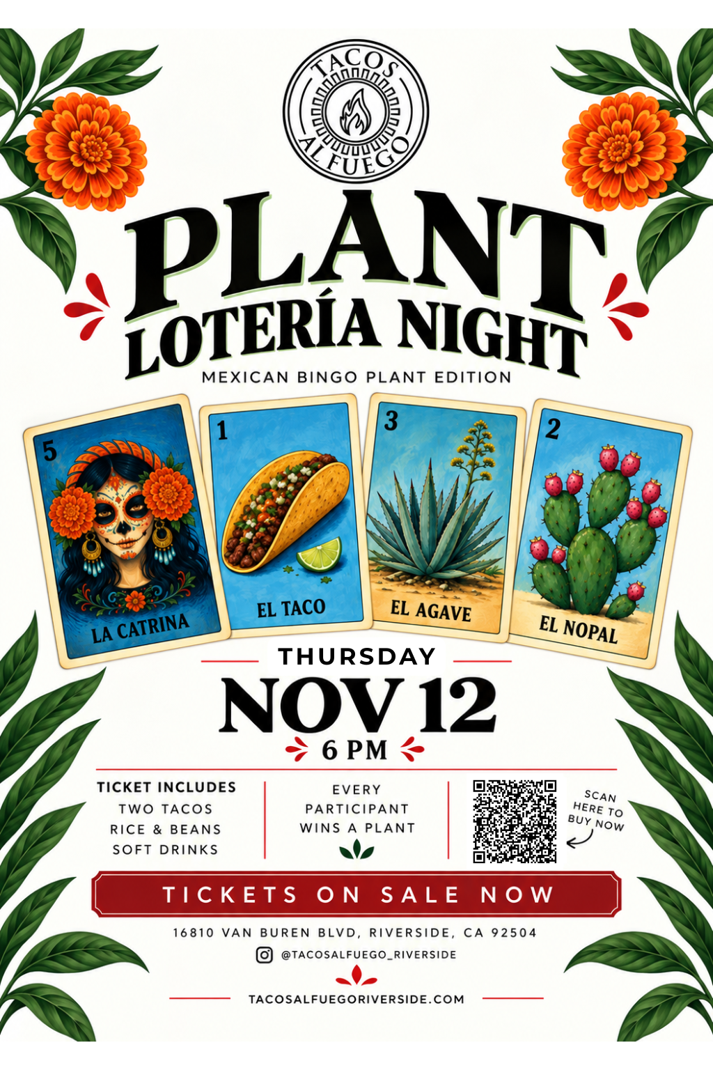 November Plant Lotería Night 