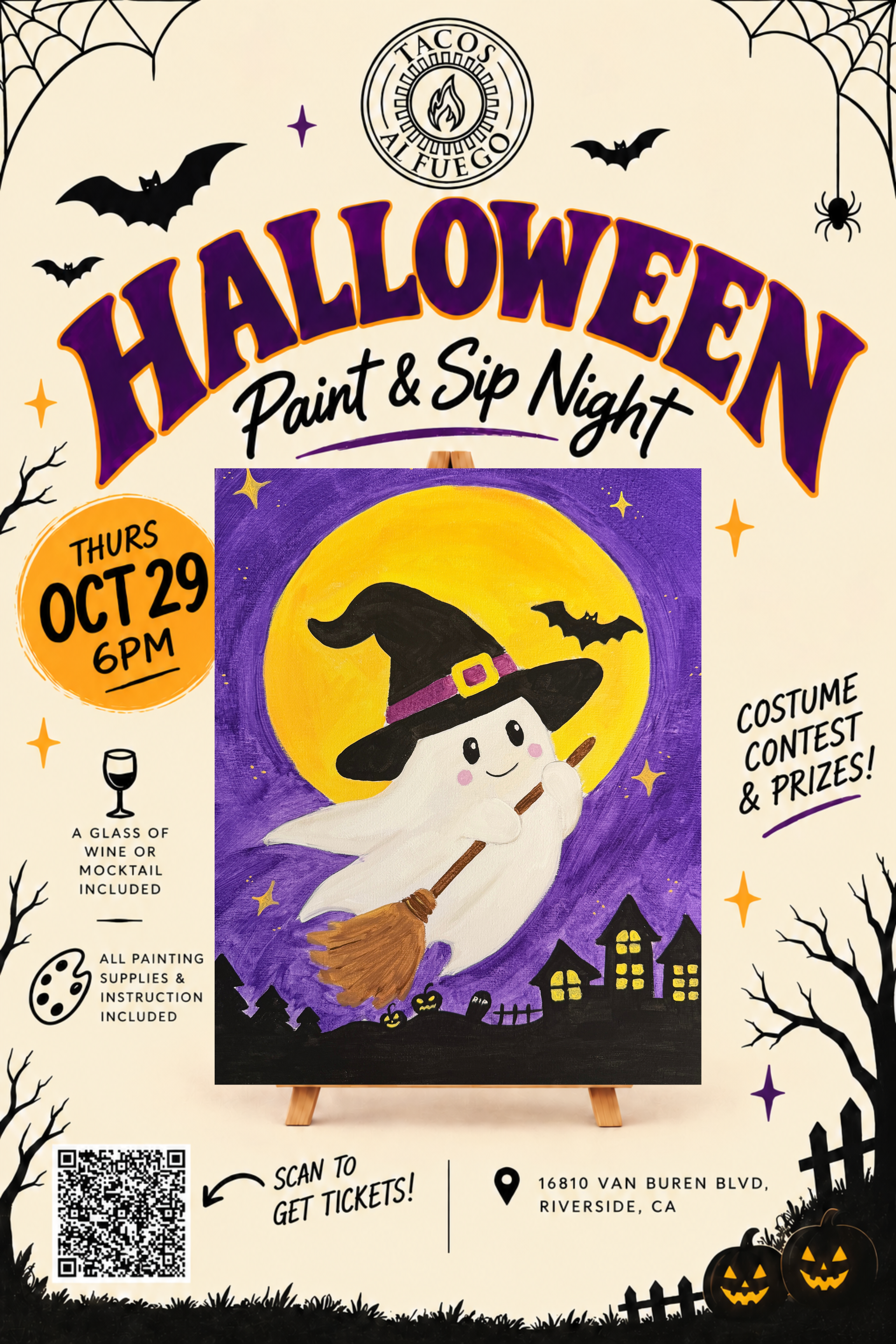 October Paint and Sip Night