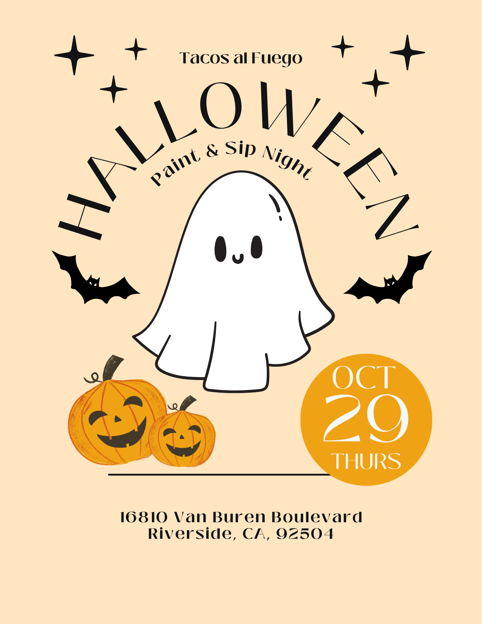 October Paint and Sip Night