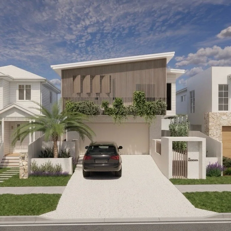 In house 3D Visualisation allows us to fully explore a design before anything is built. Testing materiality, refining form and understanding how each option responds to the exiting site. 

For Project Koondara, we developed three facade concepts, giv