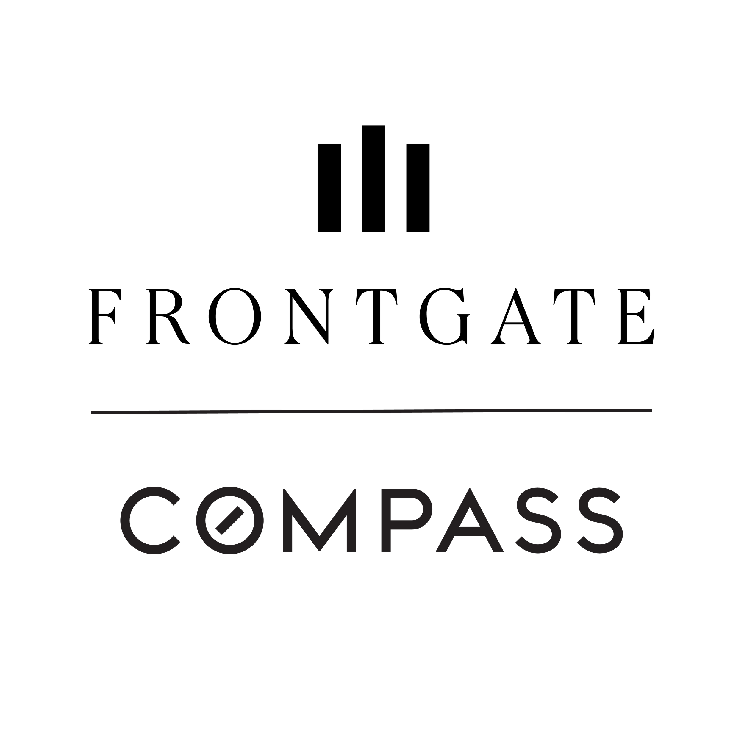 frontgate real estate - compass logo