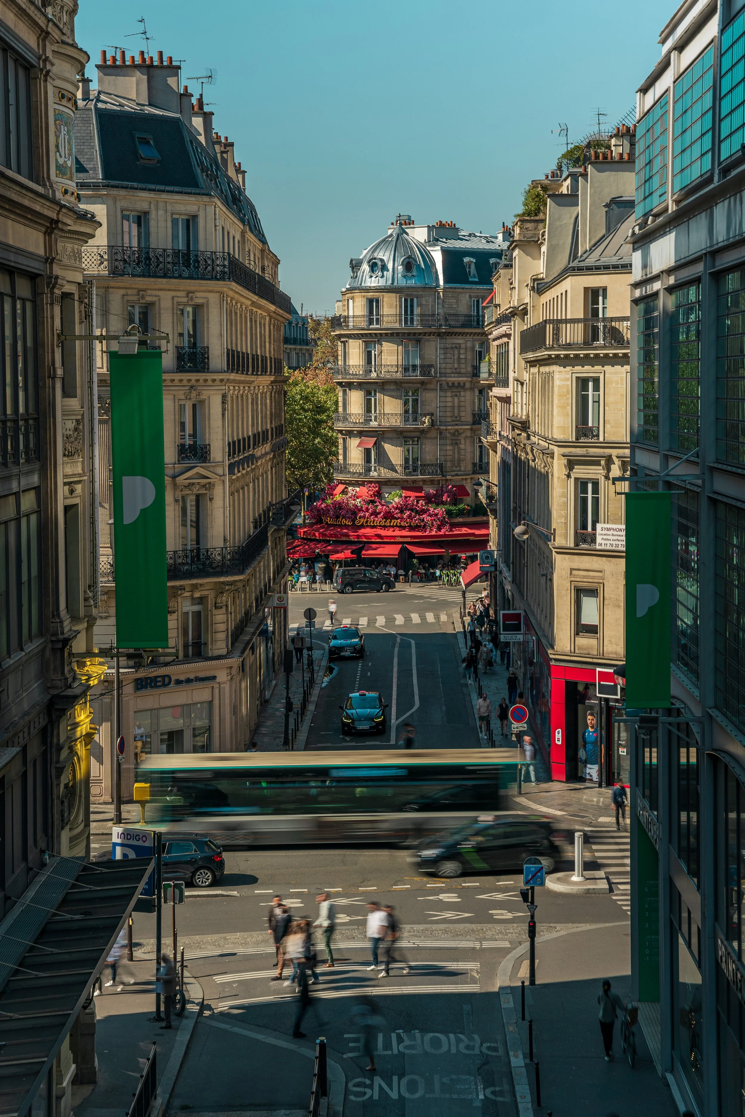 Overlooking Paris from the Galeries Lafayette