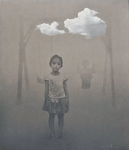 The Realm of the Heart N0.8, 2014, Oil on canvas, 162X139cm.
