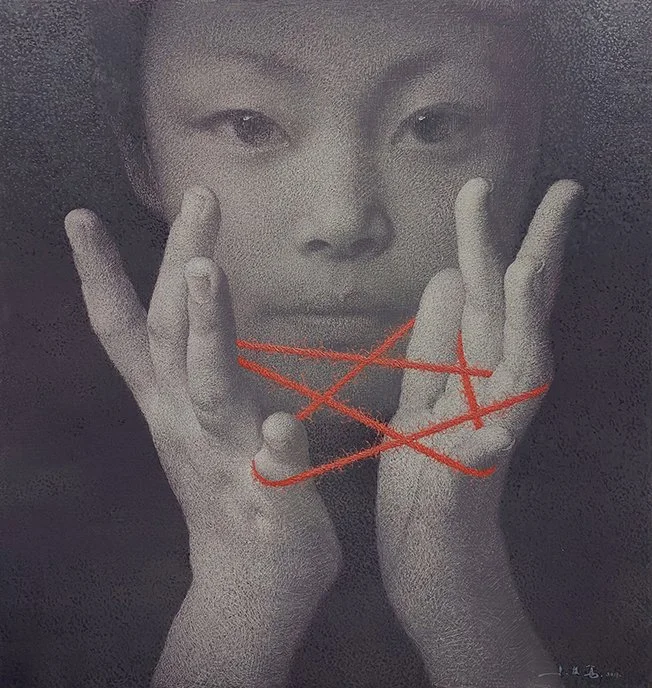 Memories of China N0.51, 2019,Oil on Canvas, 116X110cm.