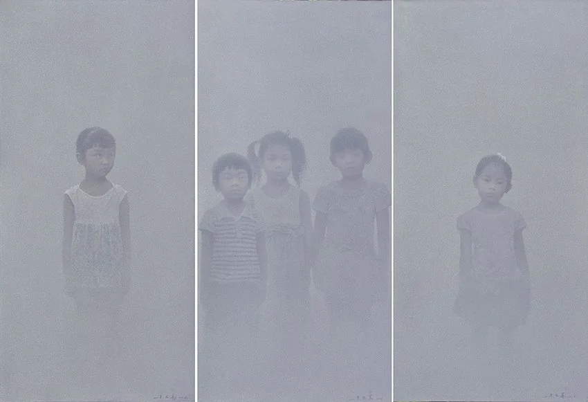The Realm of the Heart N0.33, 2016, Oil on canvas, 163X240cm.