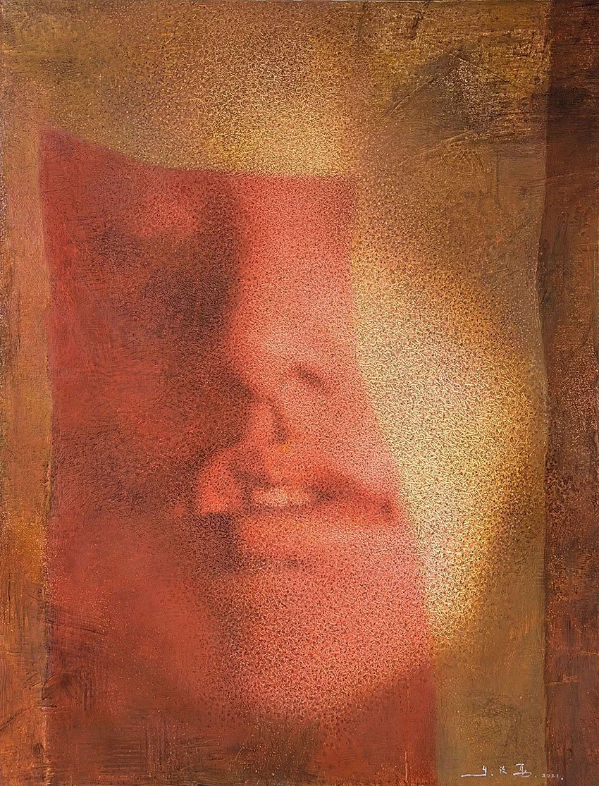 Untitled 12.21, 2021, Oil on Canvas, 130X100cm.