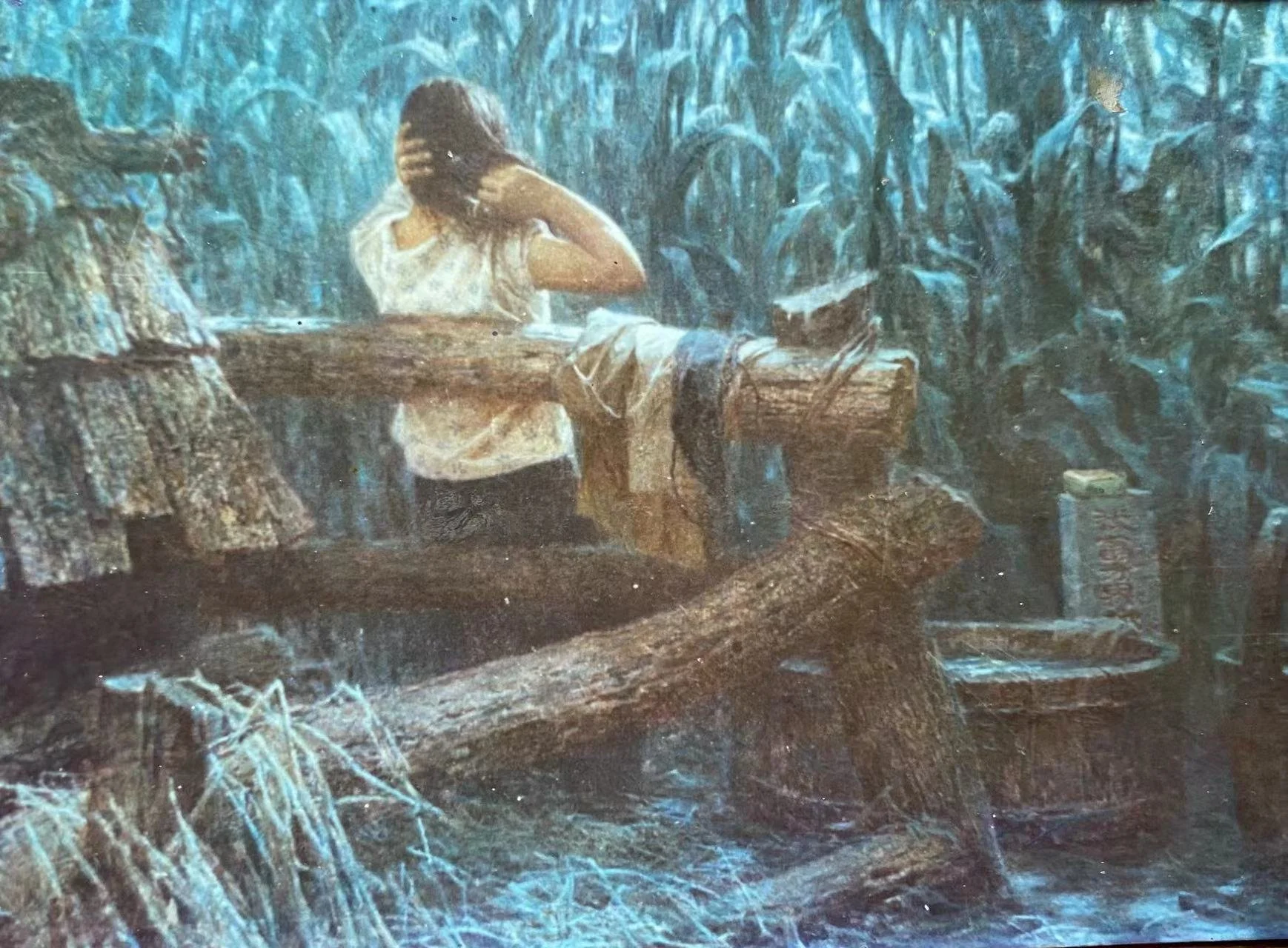Corn forest, 1989, Oil on Canvas, 60X90cm.