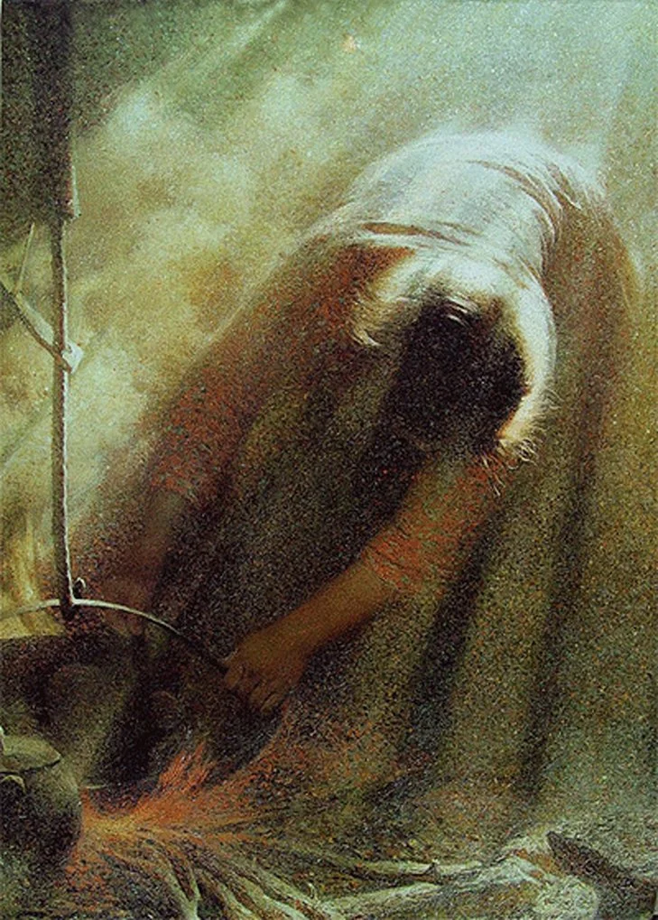 Morning, 1984, Oil on canvas, 80X60cm.