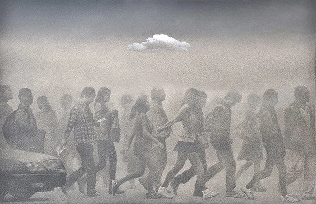 The Realm of the Heart N0.13, 2014, Oil on canvas, 150X230cm.
